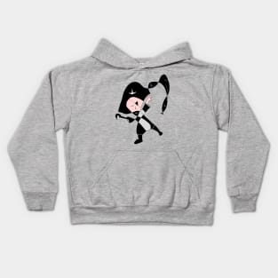 Feathers and Fish: The Pirate's Aerial Bounty Kids Hoodie